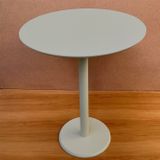 Mesa De Apoio Monopé Redonda 40 Cm Off White