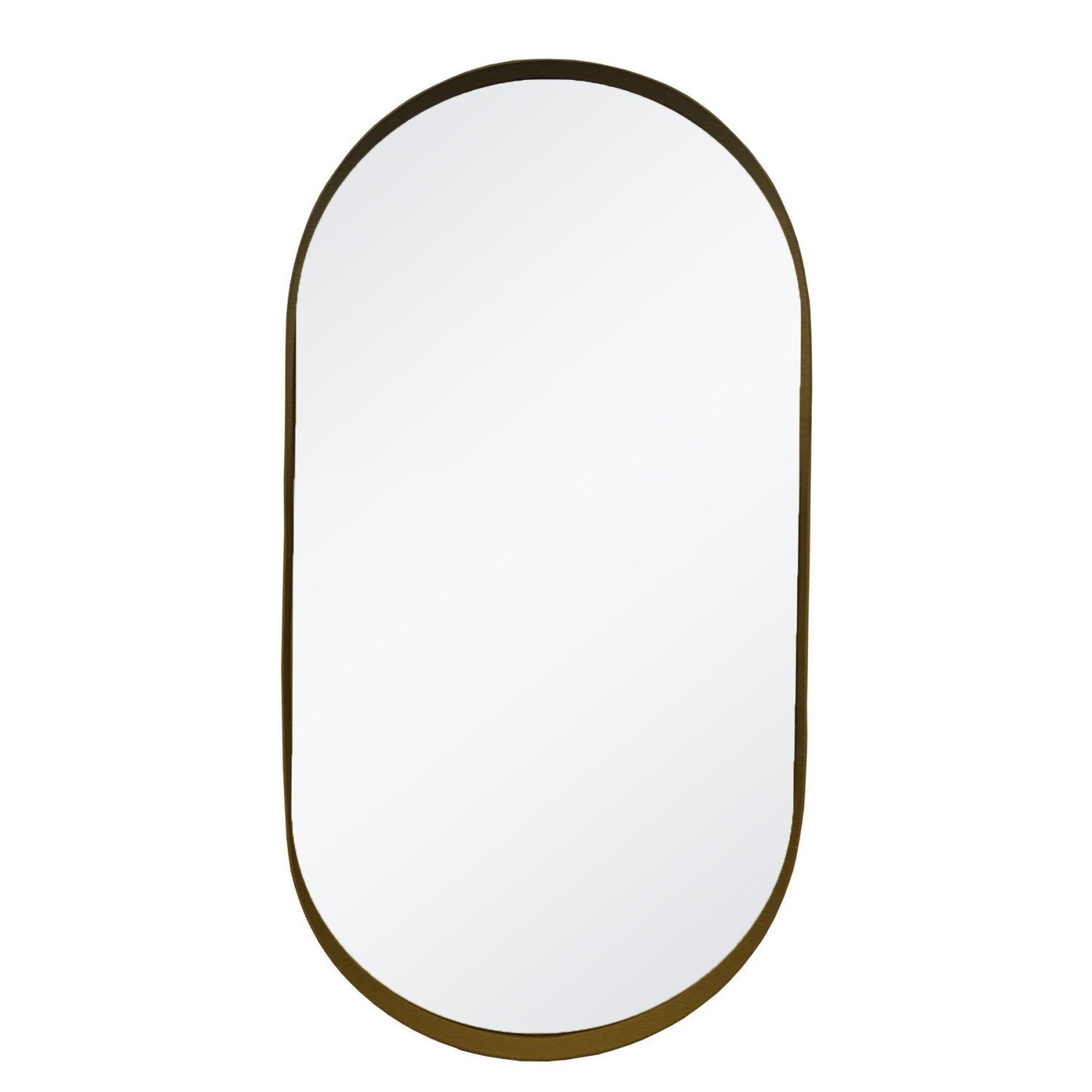 Espelho Decorativo Urban 60x40cm Oblongo Dourado