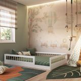 Cama Montessoriana De Casal Affetto Branco