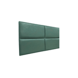 Cabeceira Estofada King 4 Blocos Não É Segredo Courvin Verde 195x60
