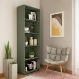 Estante Para Livros 5 Prateleiras Multy Menta