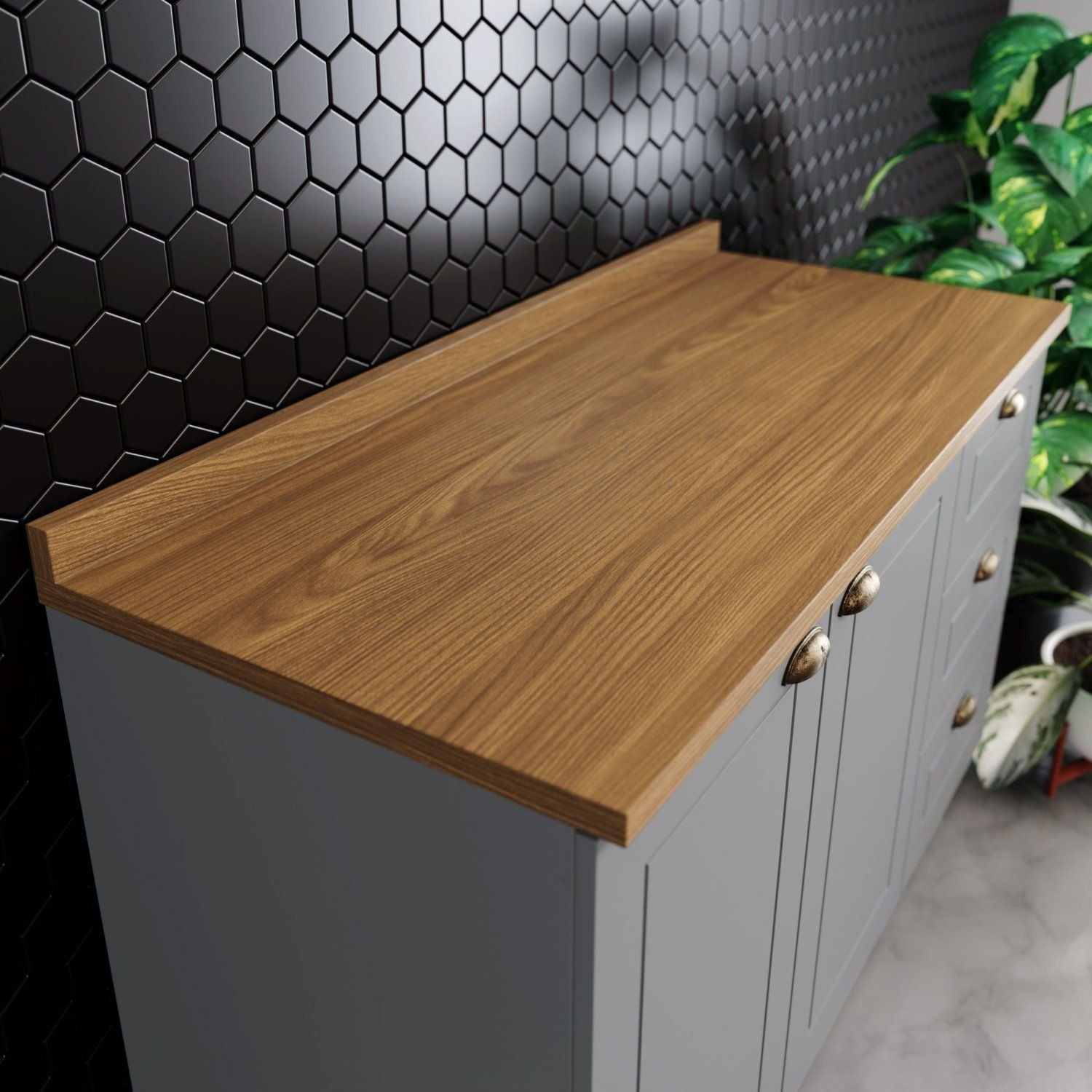 Tampo Para Balcão Emilly 120cm Espresso Móveis Nature