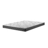 Colchão Casal Viero Espuma D33 20cm 1,88m 1,38m Double Face Sleep Xadrez Preto