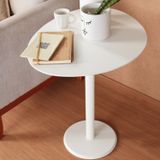 Mesa Monopé Orgânica 64x50cm Branco