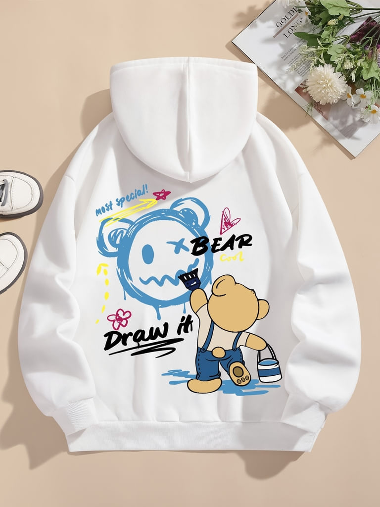 Moletom Feminino De Bear Conforto E Estilo Elashopp G Branco