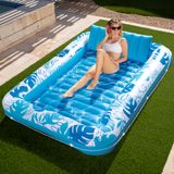Espreguiçadeira De Bronzeamento Inflável Float-xl Sloosh Para Adultos