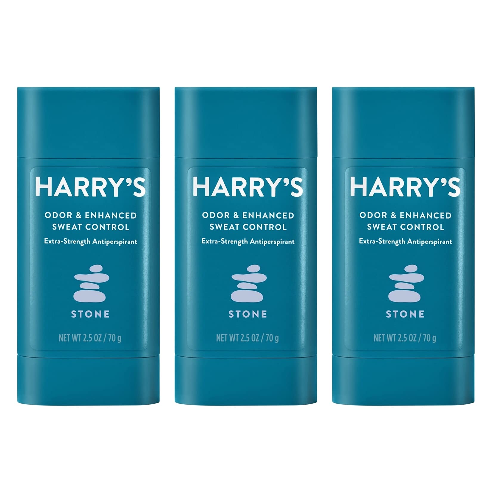 Antitranspirante Harry's Extra-strength Odor Control 75 Ml, Pacote Com 3