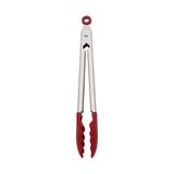 Pinças Kitchenaid De Silicone Em Aço Inoxidável 30cm Vermelhas