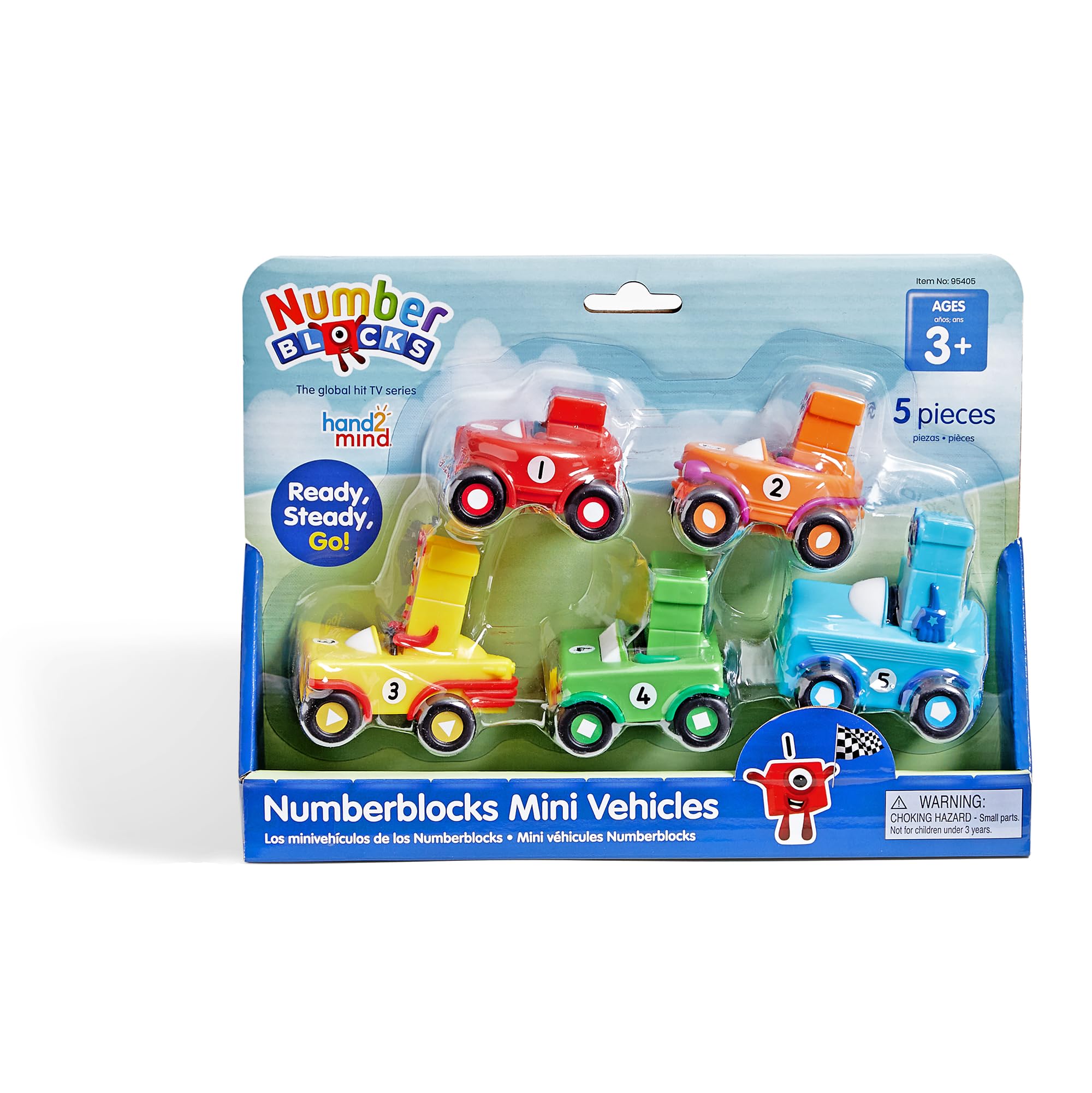 Toy Hand2mind Numberblocks Mini Vehicles Race Car 3-5 Anos - Carrefour