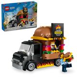 Conjunto De Construção De Brinquedos Lego City Burger Truck 60404 Kids 5+ Anos
