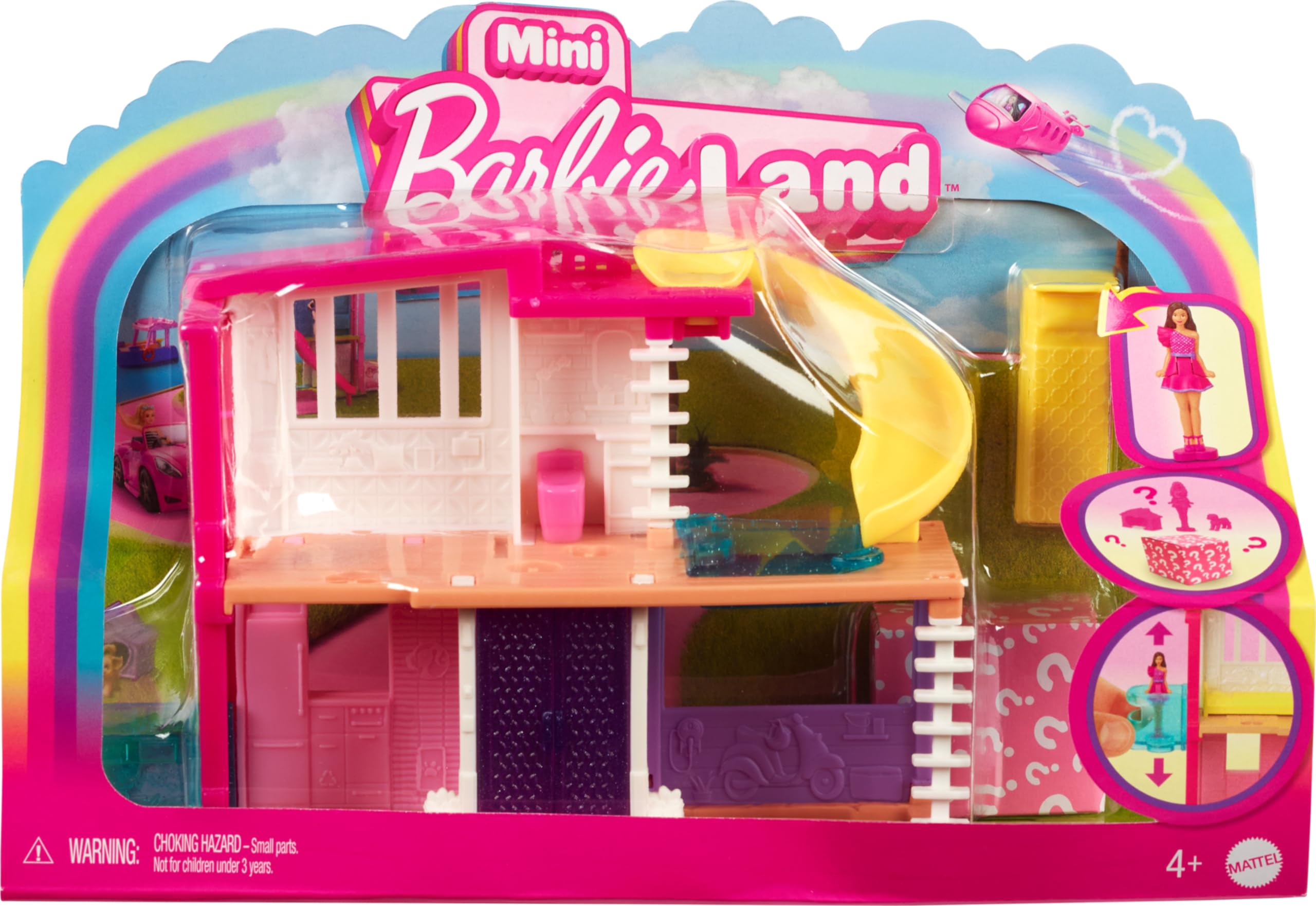 Conjunto De Casas De Bonecas Barbie Mini Barbieland Com Dreamhouse &amp; Acces.