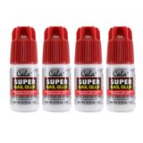 Cola Para Unhas Cala Super Professional Salon Quality 4x3ml