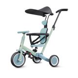 Triciclo Newyoo Tr009 6 Em 1 Com Alça De Pressão E Dossel Verde