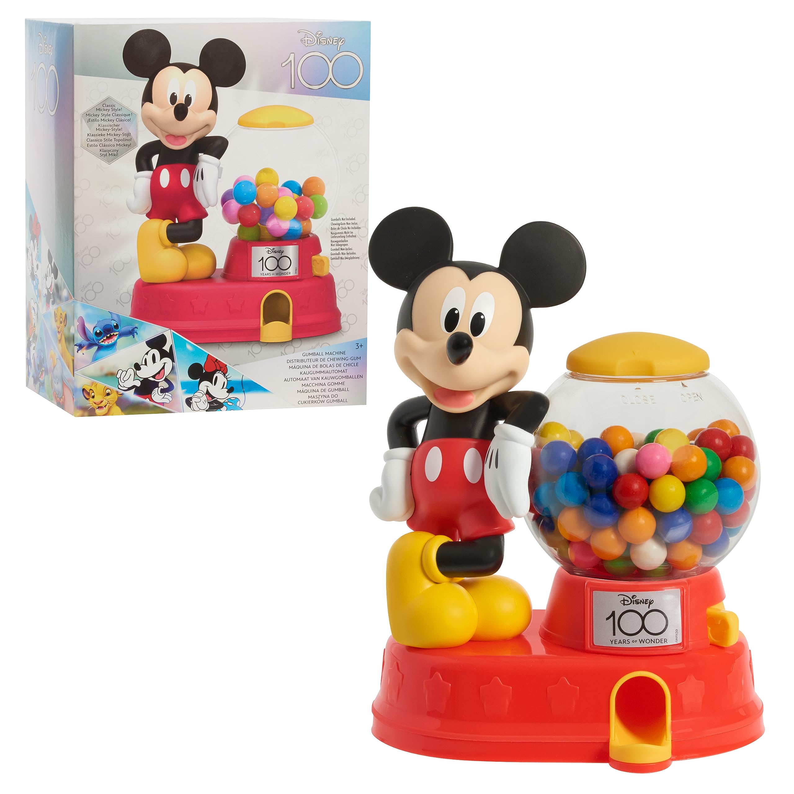 Máquina De Chicletes De Brinquedo Disney Mickey Mouse 100 Anos 22