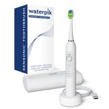 Escova De Dentes Elétrica Waterpik Sensonic Sonic Stw-03w020 Branca