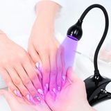 Secador De Unha Led Uv Mesa Ajustável Portátil Dobrável