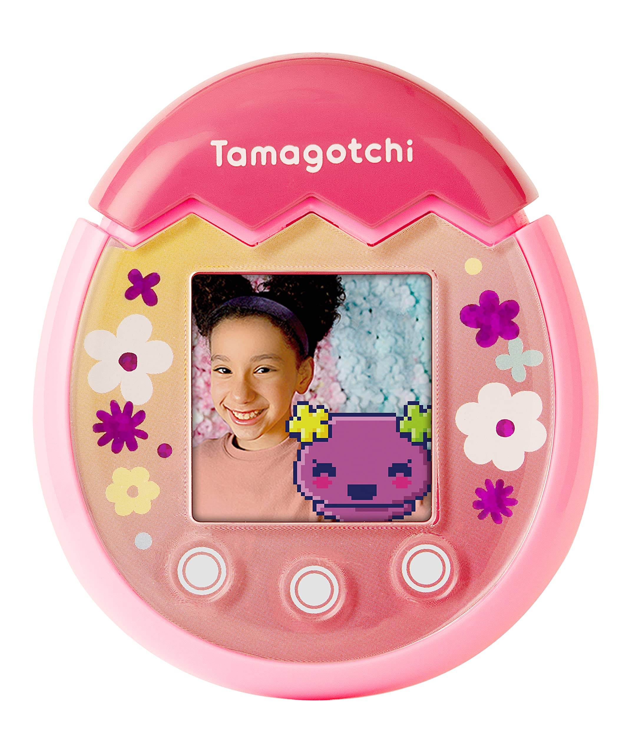 Pet Bandai Tamagotchi Pix De Realidade Virtual Com Câmera Rosa