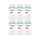 Desodorante Creme Dove Stick Fem Powder 45g - Kit Com 6un