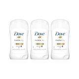 Desodorante Creme Dove Stick Fem Invisible Dry 45g - Kit 3un