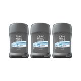 Desodorante Creme Dove Stick Masc Cuidado Total 45g- Kit 3un