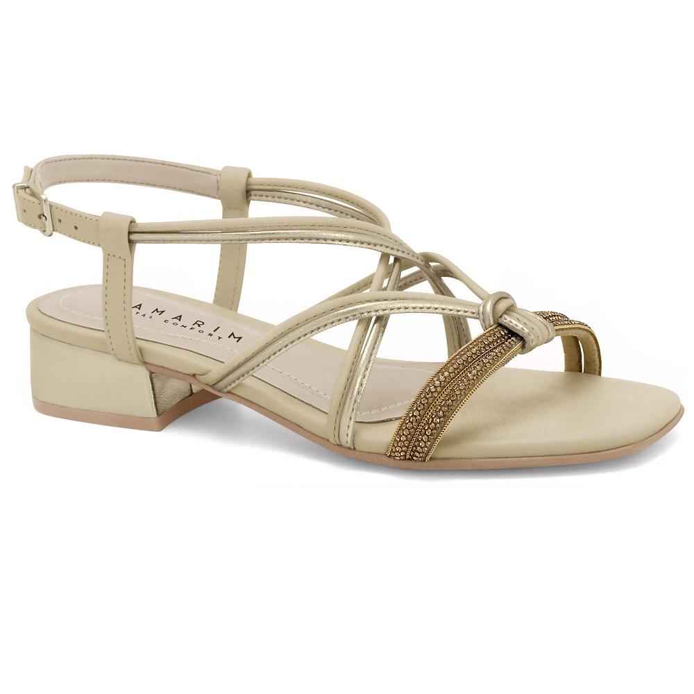 Sandalias Ramarim Ref 2548103-1 Bege 039