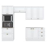 Cozinha Modulada Nova York 4 Peças Branco Hp - Henn