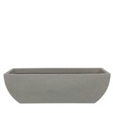 Vaso Floreira Malta Fosco 80x25cm Granito Pedra
