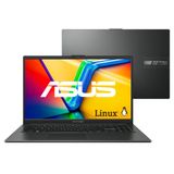 Notebook Asus Vivobook Go 15 E1504FA AMD Ryzen 5 7520U 8GB RAM 1TB SSD Linux Keepos Tela 15.6" FHD Black - NJ1289