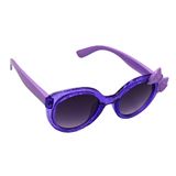 Óculos De Sol Infantil Com Lacinho Oval Degrade Moda Blogueirinha Fofinho