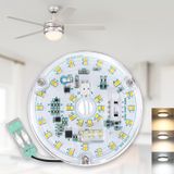 Ventilador De Teto Led Light Replacement Caisens 4 Polegadas 18w 2200lm