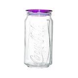 Pote De Vidro Coca-cola Tampa Roxa 1litro