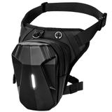 Bolsa De Coxa Iseyou Bolsa De Perna De Motocicleta Para Homens E Mulheres Preta
