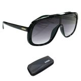Óculos De Sol Evoke New Evk 63 A01 Preto Brilhoso Degrade