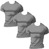 Camiseta Masculina Zuevi De Algodão, Slim Fit, Musculação Atlética
