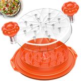 Ferramenta Para Triturar Frango Beiyunee Twist Large - 25 Cm De Laranja