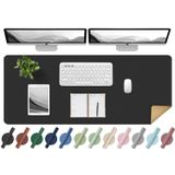 Almofada De Mesa Bleswin Grande Em Couro Preto 120 Cm X 60 Cm