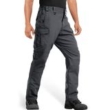 Calças De Pesca Magcomsen Quick Dry Tactical Para Homens Cinza Escuro