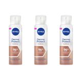 Kit 3 Antitranspirante Nivea Derma Protect Clinical 150 Ml