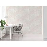 Papel De Parede Inspire Folhagem Bege E Cinza 218743i