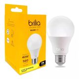 Lâmpada Led 7w Brilia Econômica Bivolt 560 Lúmens Luz Quente 3000k