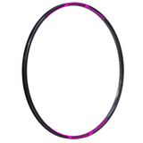 Aro Alumínio 29 32f Disco F/v Parede Dupla Preto Com Adesivo Groove Pink