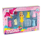 Brinquedo Turma Da Manu Cheirinho De Fruta - Polibrinq - Amarelo Dourado
