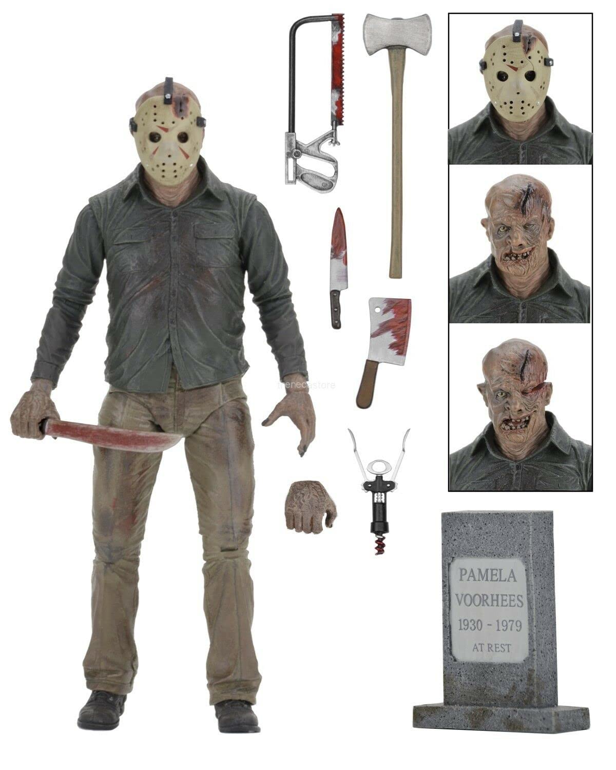 Boneco De Ação Neca Friday The 13th Ultimate Part 4 Jason 7in