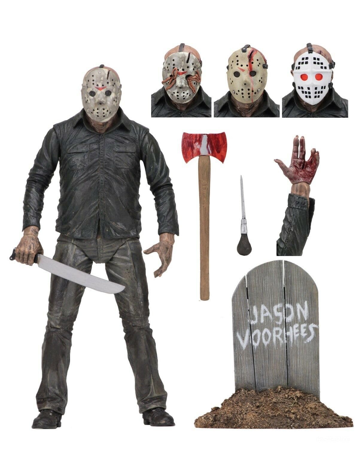 Boneco De Ação Neca Friday The 13th Ultimate Part 5 Jason 7in