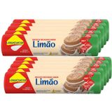 Kit C/10un Biscoito Recheado Limão Zero Açúcar Lowçúcar 120g