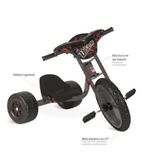 Triciclo Infantil Preto Regulável Bandeirante