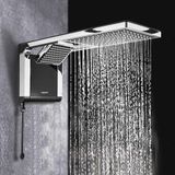 Chuveiro Eletrônico Lorenzetti Acqua Duo Multitemperatura 7800w 220v Black E Cromado Único
