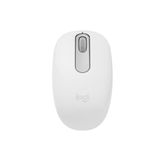 Mouse Sem Fio Bluetooth Logitech M196 Ambidestro Compacto Branco Pn 910-007457