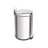 Lixeira Tramontina Brasil Com Pedal 5l Redonda Inox 94538105