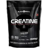 Creatina Monohidratada 500g 100% Pura Black Skull Sem Sabor